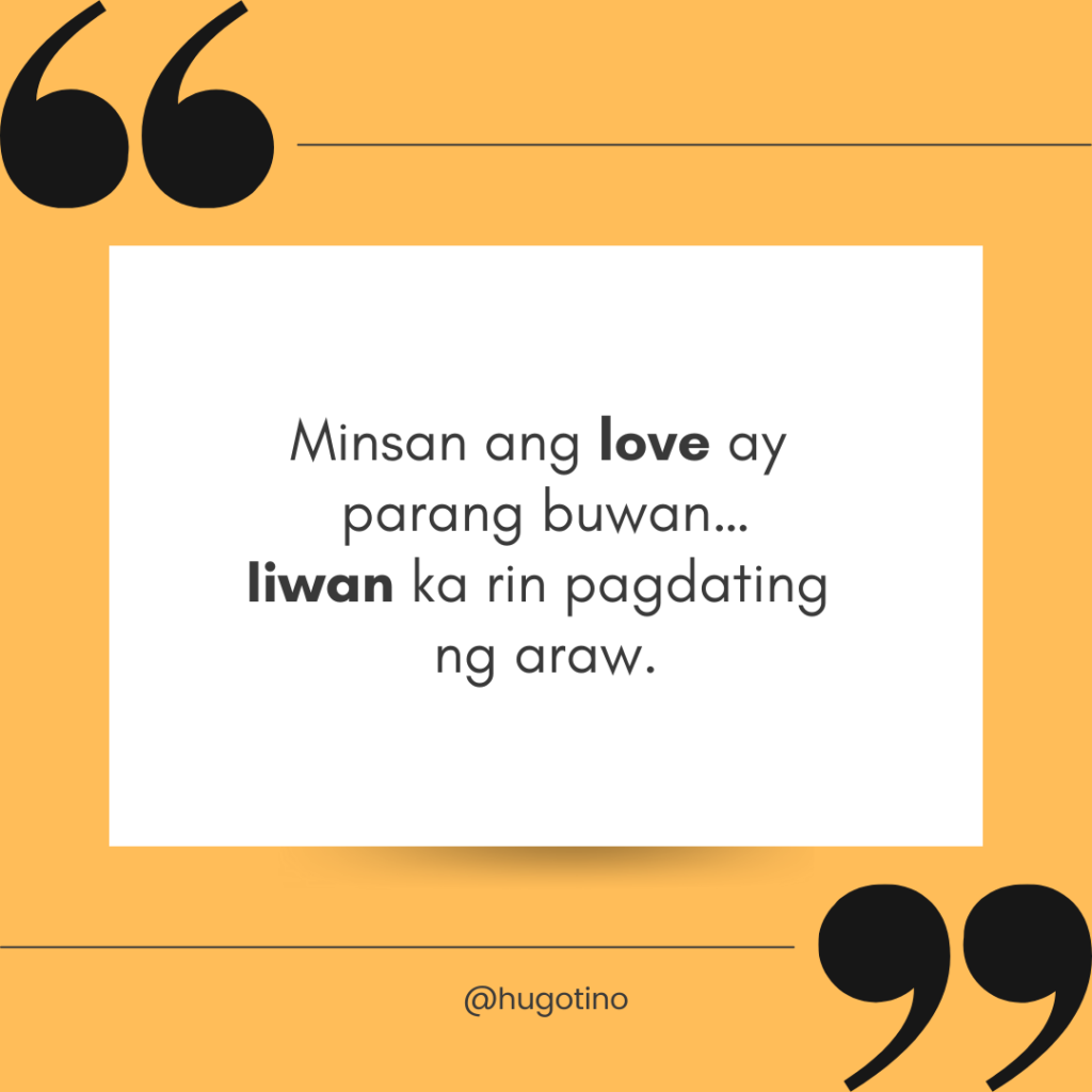 Hugot Lines Love Tagalog 2021-2022 - Hugot lines