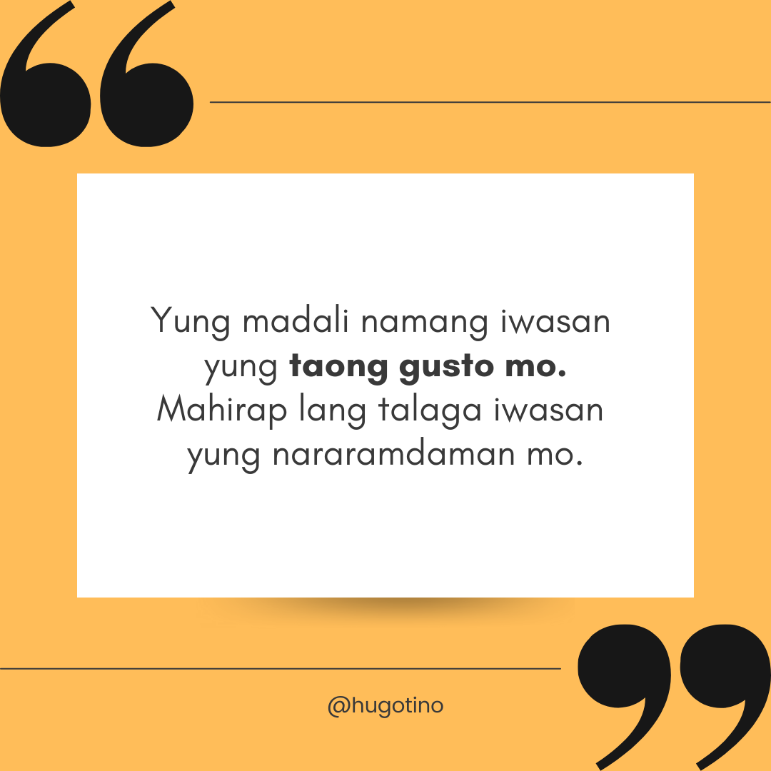 quotes about love tagalog patama sa ex girlfriend