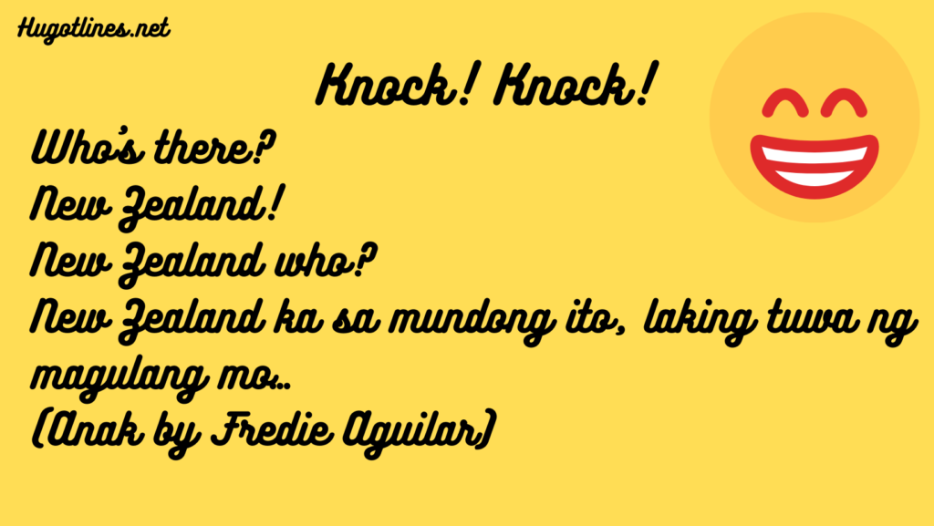Totally Hilarious Tagalog Knock Knock Jokes You'll Think You're in the  Philippines - Hugot lines